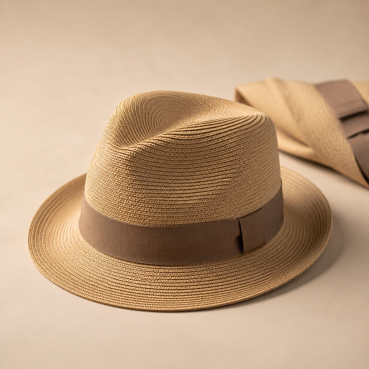 Roll-Up Straw Hat