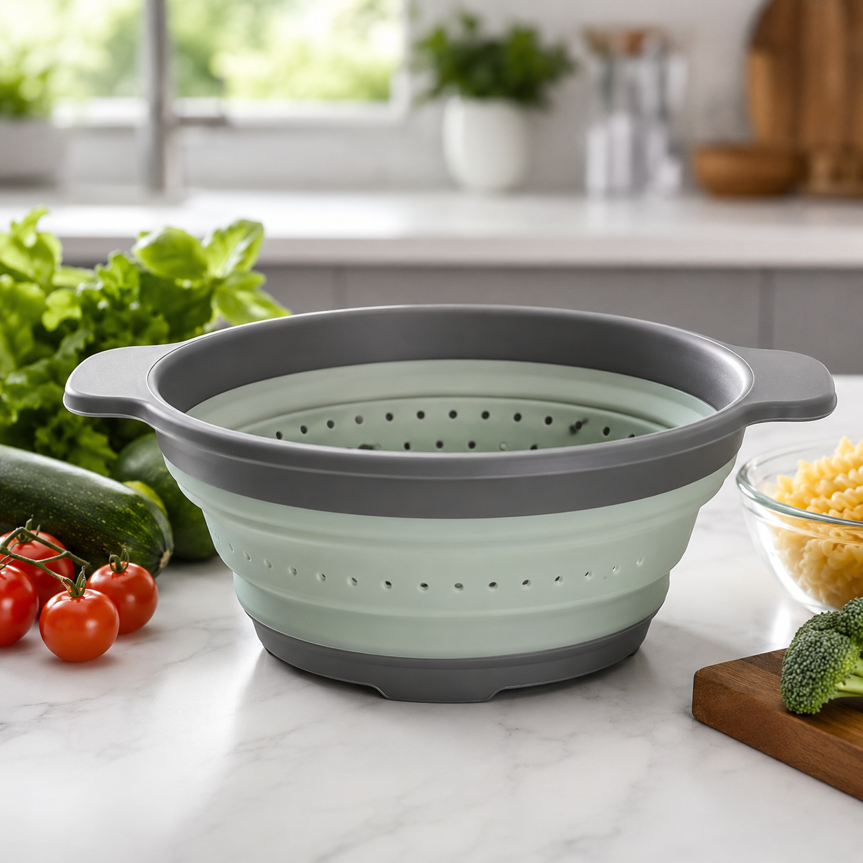 Collapsible Silicone Colander