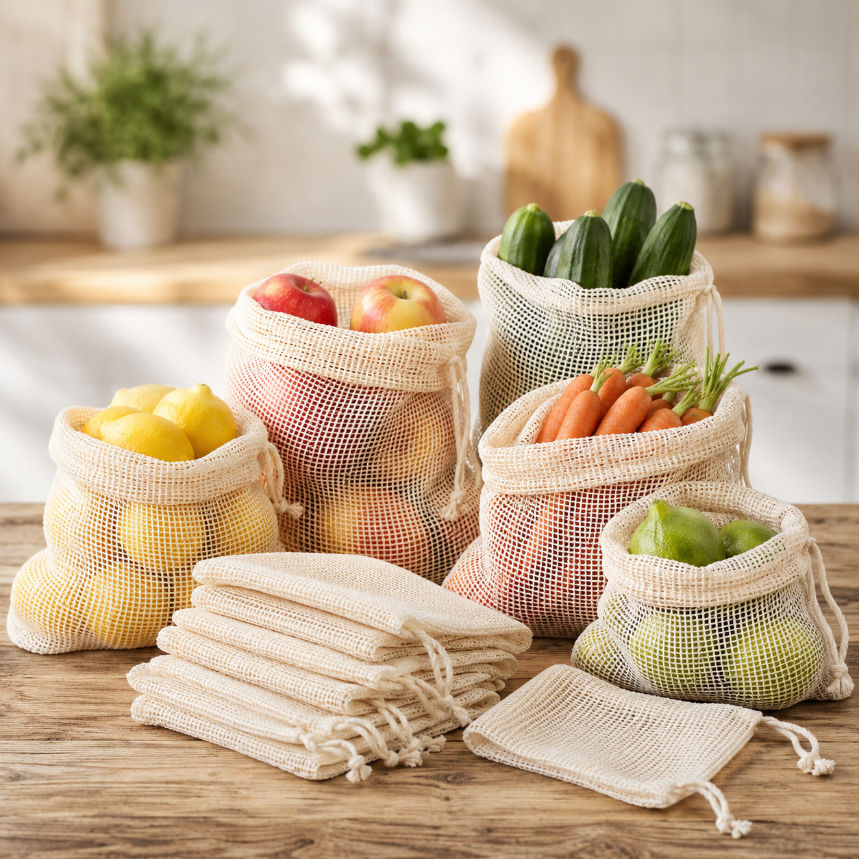 Reusable Produce Bags 10-Pack