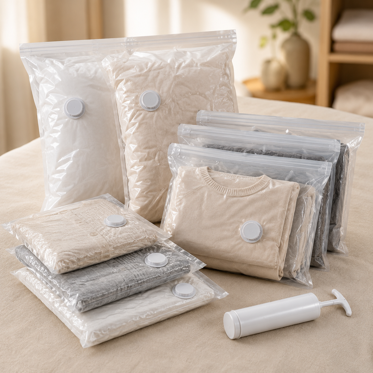 Vacuum Storage Bags 8-Pack
